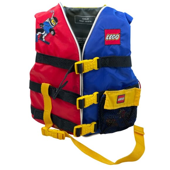 Vintage Stearns Lego Ski Vest Life Jacket Preserver Youth 30-50 lbs Type III PFD